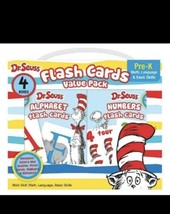 Dr. Seuss Flash Cards 4 Boxes Pre-K 1st Words Alphabet Colors Numbers Sh... - $4.94