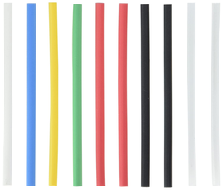 NTE Electronics HS-ASST-6 Thin Wall Heat Shrink Tubing Kit, Assorted Col... - $16.50