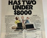 1982 Lanier EZ-1 Word Processor Vintage Print Ad Advertisement pa15 - $6.92