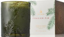Thymes Aromatic Candle (Green Glass) - Frasier Fir 185g / 6.5 oz - £26.71 GBP