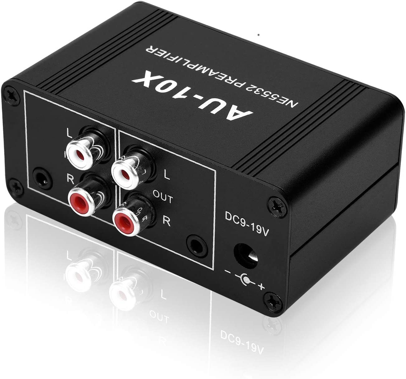 Atnedcvh Mini Small Stereo Audio Preamplifier, Headphone Amplifier, Gain... - $38.99