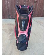 Titleist 14 Full Divider Golf Cart Bag Black/Red/White - $128.24
