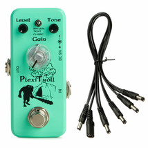 Movall MP-302 Plexi troll Distortion Mini Pedal + 5 Way PDC Power Quality Cable - £27.66 GBP