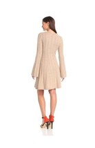 Bcbg Max Azria Hoshi Beige Knit Sweater Dress New S $298 - £59.35 GBP