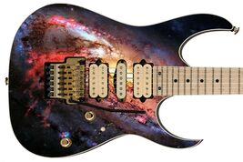 Guitar Skin Axe Wrap Re-skin - Nebula 1 Space Burst Red 763 - $59.35+