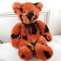 Sugar Loaf Bear plush orange bats Halloween Trick or Treat teddy stuffed animal - $33.00