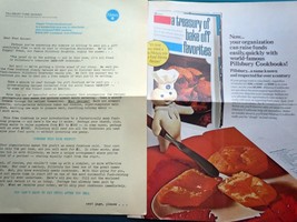 Vintage Pillsbury Fund Raising Letter &amp; Brochure 1970s - £3.12 GBP