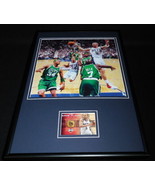 Jason Kidd Framed 12x18 Game Used Floor &amp; Photo Display Nets - £54.36 GBP