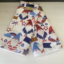 Set of 2 Gnomes 4th of July Patriotic Kitchen Towels NEW - £9.01 GBP