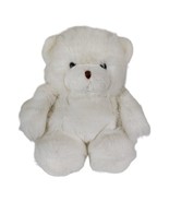 RARE Kamar Vintage White Teddy Bear 11&quot; Plush Stuffed Animal Toy  - £22.88 GBP