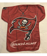 Bud Light NFL Tampa Buccaneers Football Fan Golf Bar Hand Towel Skull Sw... - $17.62