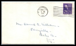 1941 US Cover - Richmond, Virginia to Berryville, VA R2 - £2.36 GBP