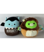 Squishmallows Patricio The Vampire Bat &amp; Desmund in Lion 7&quot; Halloween  - $23.07 CAD
