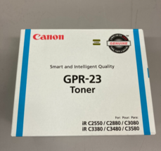 Genuine OEM Canon GPR23 (0453B003) Cyan Toner Cartridge / New Sealed - $15.95