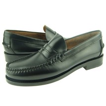Daniele Lepori Dress Penny Loafers, Men&#39;s Slip-on Shoes, Italy, Black 8-... - £107.33 GBP