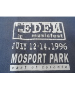 Eden Festival Tragically Hip Vintage 1996 Staff T-Shirt Live Cure Size X... - $19.95