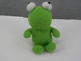 Kellytoy Stuffed Animal Frog Small Green 100% Polyester Plastic Pellets EUC - £7.87 GBP