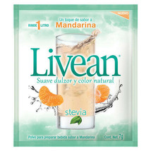 Livean Drink Mix~Tangerine Flavor Sweetened w/ STEVIA~7g ea. Get 10 pk&#39;s - $15.99