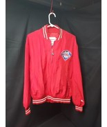 1990s Phillies STARTER Pull Over Windbreaker L Jacket MLB Baseball Made ... - $42.69