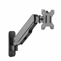 SIIG Aluminum Gas Spring Full Motion Ergonomic Single Arm Monitor Wall Mount - H - £67.96 GBP