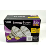 Pack of 2 Feit Electric 38W Bulb Energy Saving Warm White 500 Lumens Bri... - $236.29 MXN