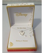 Disney LA Rocks MICKEY IS FOREVER Fine Silver Plated Necklace Earrings New - £17.34 GBP