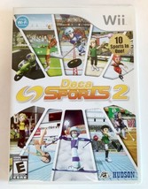 Deca Sports 2 Nintendo Wii 2009 Video Game racing swimming skating darts hockey - $16.88