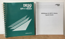 Vtg 1988 Quarterdeck DesqView API C Library Upgrade Booklet Computer Man... - $29.99