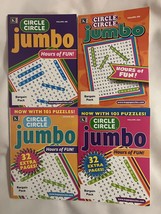 Lot Of (4) Circle Circle Jumbo Word Search Puzzle Books 2022 - £17.27 GBP