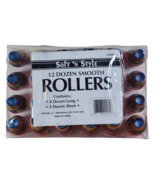 Soft &#39;n Style Smooth Roller Rack 144 Rollers 12 Dozen #134SMX - $167.62 MXN