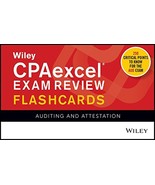 Wiley CPAexcel Exam Review 2019 Flashcards: Auditing and Attestation Wiley - $32.33