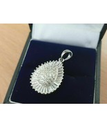 2.50Ct Baguette &amp; Round Cut Diamond Ladies Pendant 1 Inch Pear Shape For... - £69.76 GBP