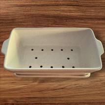 Temp-tations Presentable Ovenware Loaf Pan 9”x5” With Drip Tray 2pc Set Meatloaf - £13.34 GBP