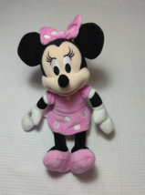 Disney Just Play Minnie Mouse small plush pink bow dress shoes - $7.83