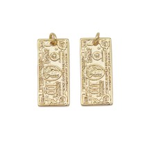 One Hundred US Dollars Charm, Sku#LK544 - $1.99