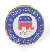 1995 Republican National Committee Enamel Pin Elephant Political Blue Re... - $9.99