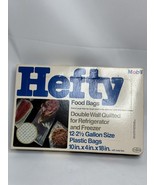 Vintage Hefty Mobil 2.5 Gallon Bags New NOS 1980s - £18.03 GBP