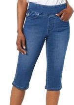 Belle by Kim Gravel TripleLuxe Denim Pedal Pushers Pants Size 0 Tall - £28.53 GBP