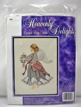 Sugarplum Express Heavenly Delights Angel #401 Counted Cross Stitch Kit 5&quot; x 7&quot; - £6.03 GBP
