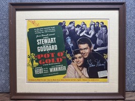 Original 1941 Movie Poster Window Card Pot O Gold James Stewart Autograph ￼ - $7,877.10 MXN