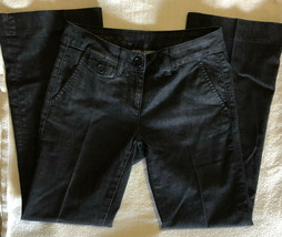 Talbots Black Low Rise Womens 5-Pocket Flat Front Trouser Jeans Sz 2P  - £11.29 GBP