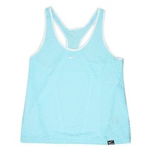 Nike Women&#39;s Reversible Tank - Light BLUE/WHITE Sz Xl - $19.79