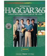 80&#39;s Haggar 365 Print Ad Men&#39;s wear Slacks Sports Coats Suits 8.5&quot; x 11&quot; - $20.06