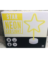 Star  Neon Led Light -Goldessence/Retro Style/Indoor Use/Battery Oper/Fr... - $33.56