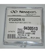 Newport 07D20DM.10 - Round Pyrex Laser Line Dielectric Mirror 0.75&quot; .18 - $900.95 MXN