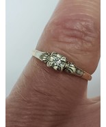 Victorian 14K  Yellow and White Gold Genuine Diamond  Ring, late 1800s - $10,566.93 MXN
