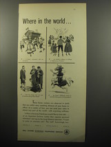 1950 Bell Telephone Ad - Where in the world - Easter - $18.49