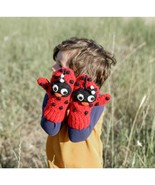 NWT Andes Gifts Kids Unisex Ladybug Mittens Alpaca Fair Trade &amp; Handmade - £14.19 GBP