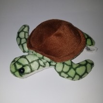 Turtle Plush Finger Puppet Green Small 7&quot; Stuffed Animal Toy Wildlife Ar... - $8.38