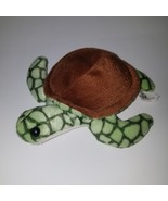 Turtle Plush Finger Puppet Green Small 7&quot; Stuffed Animal Toy Wildlife Ar... - £6.64 GBP